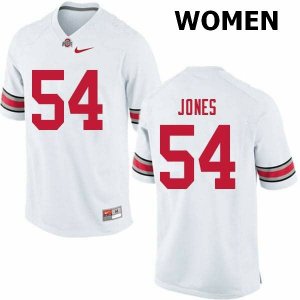 Women's Ohio State Buckeyes #54 Matthew Jones White Nike NCAA College Football Jersey Wholesale WBO8544ZC